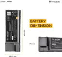 (Open Box) LAPCARE Battery Compatible with Dell Latitude D620,D630,D630c,D631,Precision M2300 6 Cell Laptop Battery