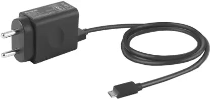 (open box) Lenovo 2 A Mobile Charger with Detachable Cable  (Black, Cable Included)