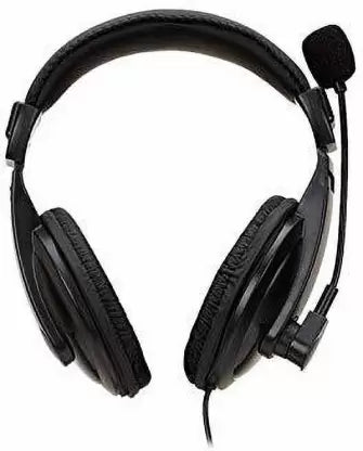 (Open Box) LAPCARE LWS-040 Wired Headset  (Black, On the Ear)