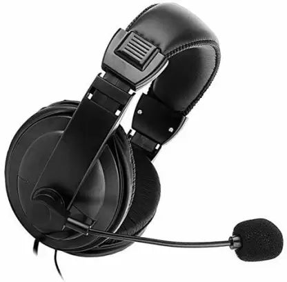 (Open Box) LAPCARE LWS-040 Wired Headset  (Black, On the Ear)