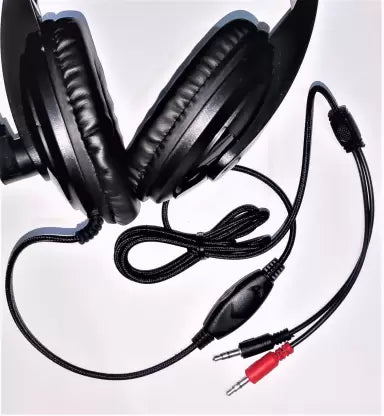 (Open Box) LAPCARE LWS-040 Wired Headset  (Black, On the Ear)