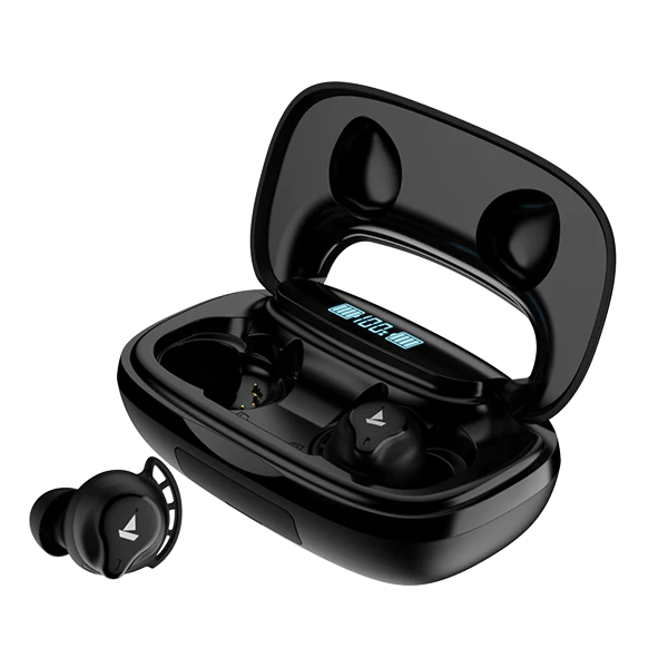(Without Box) Boat Airdopes 621 Bluetooth Truly Wireless in Ear Earbuds with Mic, Case Indicator