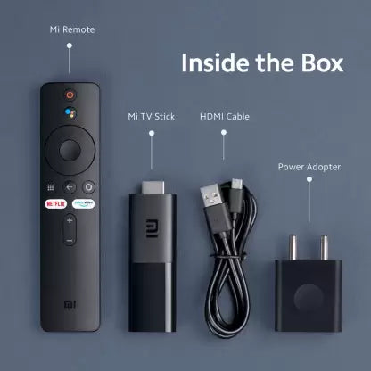 (Open Box) Mi TV Stick with Built in Chromecast  (Black)