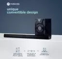(Open Box) MOTOROLA AmphisoundX Convertible Soundbar 70 W Bluetooth Home Theatre  (Black, 2.1 Channel)