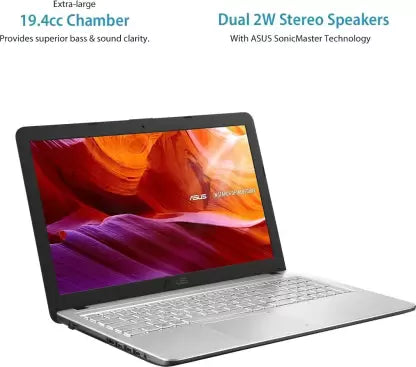 (Brand Refurbished) ASUS (2024) Intel Pentium Quad Core N5030 - (4 GB/1 TB HDD/Windows 11 Home) X543MA-GQ1020T Laptop (15.6 inch, Transparent Silver, 1.9 kg)