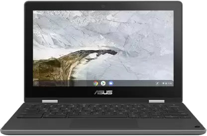 (Brand Refurbished) ASUS Chromebook Flip Touch Celeron Dual Core N4020 - (4 GB/64 GB EMMC Storage/Chrome OS) C214MA-BU0452 Chromebook (11.6 inch, Grey, 1.20 Kg)