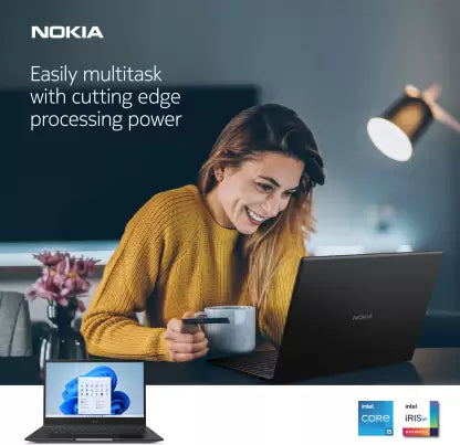 (Open Box) Nokia PureBook S14 Core i5 11th Gen - (16 GB/512 GB SSD/Windows 11 Home) NKi511TL165S Thin and Light Laptop (14 inch, Black, 1.4 KG)