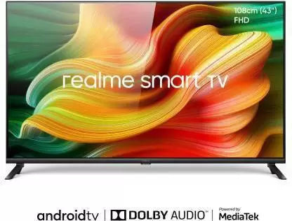 (Open Box) realme 108 cm (43 inch) Full HD LED Smart Android TV (TV 43)