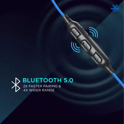 (Open Box) WROGN POPPERS NB1 with 40 Hours Battery Fast Charging Bluetooth Headset
