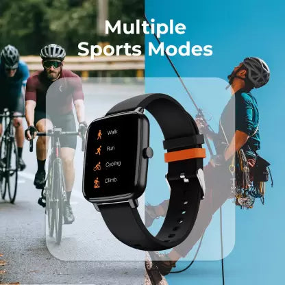 (Open Box) DEFY Space fit 1.54'' HD Display with Real time Temperature Sensor and SPO2 Smartwatch