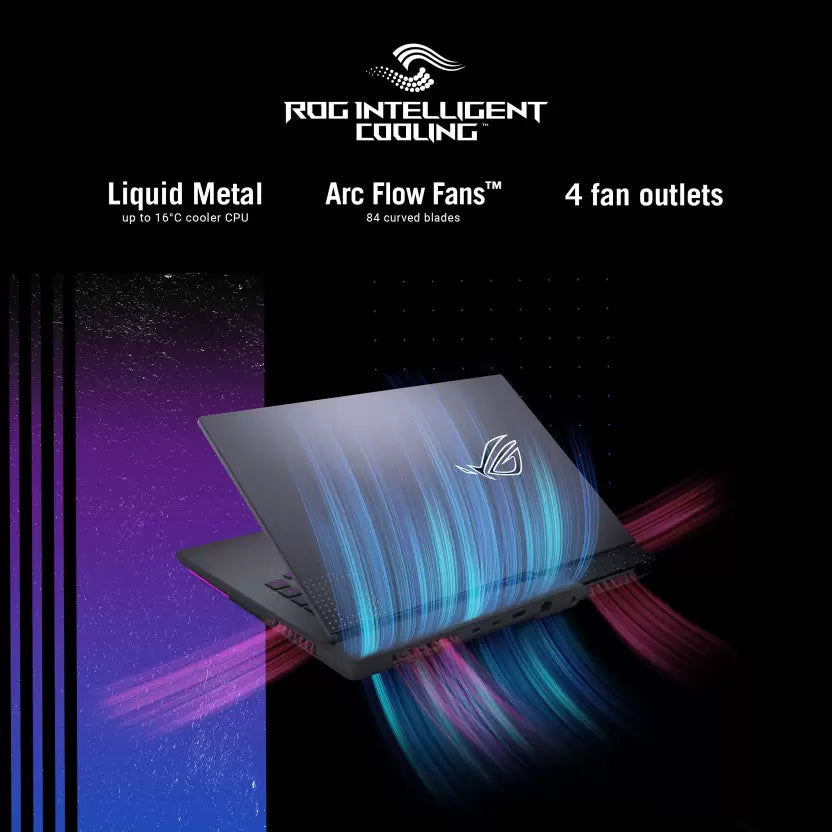 (Brand Refurbished) ASUS ROG Strix G15 AMD Ryzen 7 Octa Core 6800HS - (16 GB/512 GB SSD/Windows 11 Home/4 GB Graphics/NVIDIA GeForce RTX 3050) G513RC-HN061W Gaming Laptop (15.6 Inch, Eclipse Gray, 2.10 Kg)