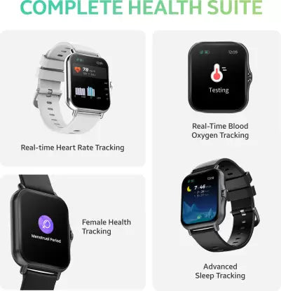 (Open Box) TAGG Verve Edge 1.69" OGS display,complete Health Tracking,upto 7 days battery life Smartwatch