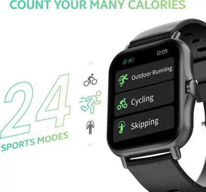 (Open Box) TAGG Verve Edge 1.69" OGS display,complete Health Tracking,upto 7 days battery life Smartwatch