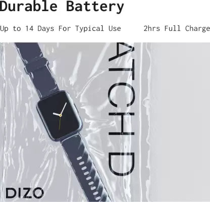 (Open Box) DIZO Watch D 1.8 inch Dynamic display with 550nits brightness (by realme techLife)