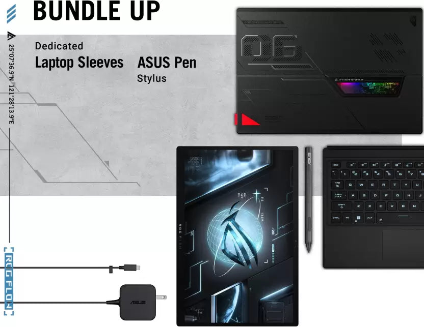 (Brand Refurbished) ASUS ROG Flow Z13 (2022) Intel Core i7 12th Gen 12700H - (16 GB/512 GB SSD/Windows 11 Home/4 GB Graphics/NVIDIA GeForce RTX 3050/120 Hz) GZ301ZC-LD123WS Gaming Laptop (13.4 Inch, Black, 1.18 Kg, With MS Office)