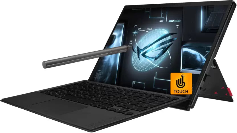 (Brand Refurbished) ASUS ROG Flow Z13 (2022) Intel Core i7 12th Gen 12700H - (16 GB/512 GB SSD/Windows 11 Home/4 GB Graphics/NVIDIA GeForce RTX 3050/120 Hz) GZ301ZC-LD123WS Gaming Laptop (13.4 Inch, Black, 1.18 Kg, With MS Office)