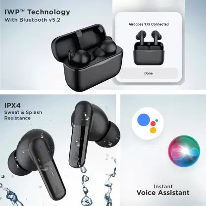 (Without Box) boAt Airdopes 172 Earbuds