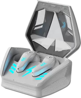 (Without Box) DEFY Gravity Turbo with Low Latency for Gaming, 30 Hours Playback, LED Lights Bluetooth Headset