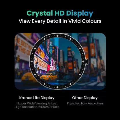 (Open Box) TAGG Kronos air V18 1.32inch crystal HD display with upto 7 days battery life Smartwatch