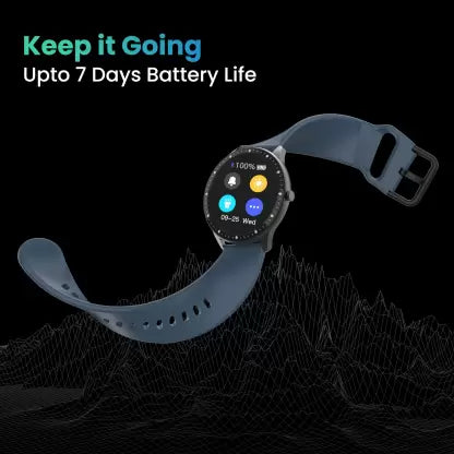 (Open Box) TAGG Kronos air V18 1.32inch crystal HD display with upto 7 days battery life Smartwatch