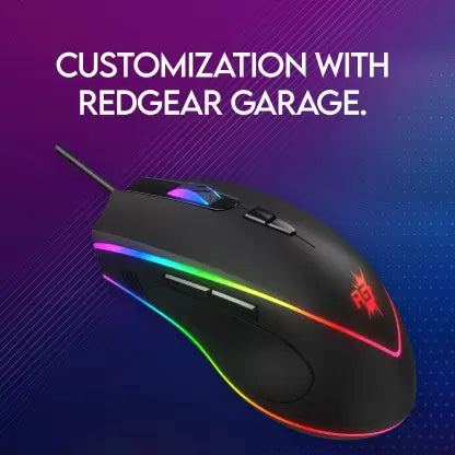 (Open Box) Redgear A-17 Wired Optical Gaming Mouse (USB 2.0, Black)