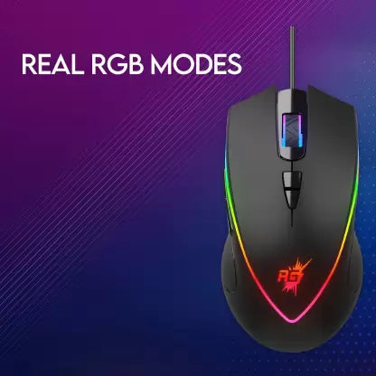 (Open Box) Redgear A-17 Wired Optical Gaming Mouse (USB 2.0, Black)