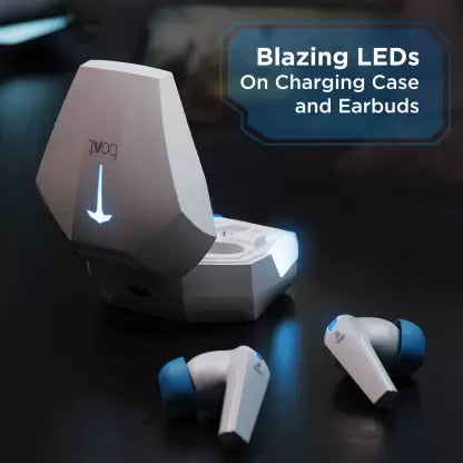 (Without Box) boAt Airdopes 192 with Beast Mode(40ms), 30 Hours Playback & LED Lights Bluetooth Headset