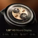 (Open Box) boAt Lunar Connect with ENx Technology for BT Calling & 1.28 HD Round Display Smartwatch (Active Black Strap, Free Size)