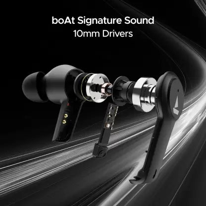 (Open Box) boAt Airdopes 411ANC with upto 17.5 Hours Playback and ASAP Charge Bluetooth Headset