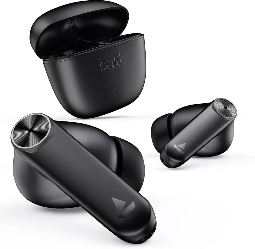 (Open Box) boAt Airdopes Atom 83 with 50Hrs Playback, Quad Mics ENx Technology & Beast Mode Bluetooth Headset