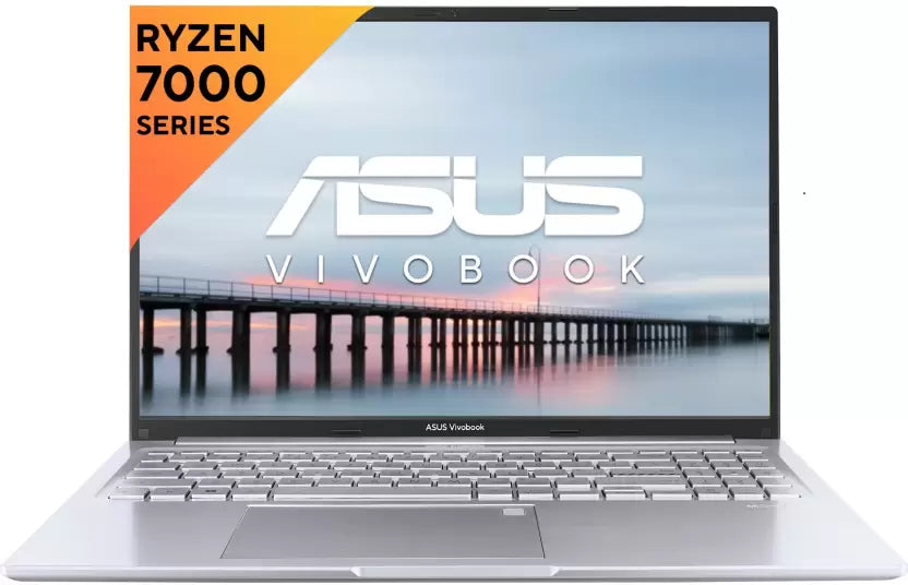 (Brand Refurbished) ASUS Vivobook 16 (2023) AMD Ryzen 7 Octa Core 7730U - (16 GB/512 GB SSD/Windows 11 Home) M1605YA-MB742WS Laptop (16 Inch, Cool Silver, 1.88 Kg, With MS Office)