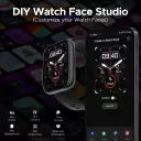 (Without Box)boAt Wave Neo Plus with 1.96" HD Display, BT Calling, boAt Coins & Watch Face Studio Smartwatch (Active Black Strap, Free Size)