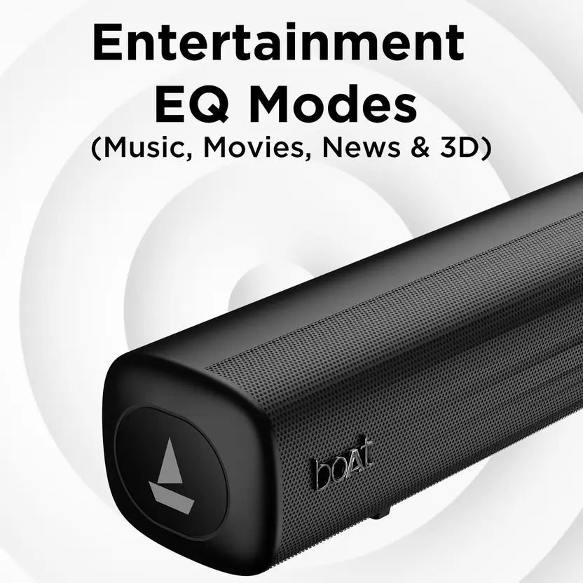 (Open Box) Boat Aavante Bar Aroha 100W BT Soundbar, Jade Black