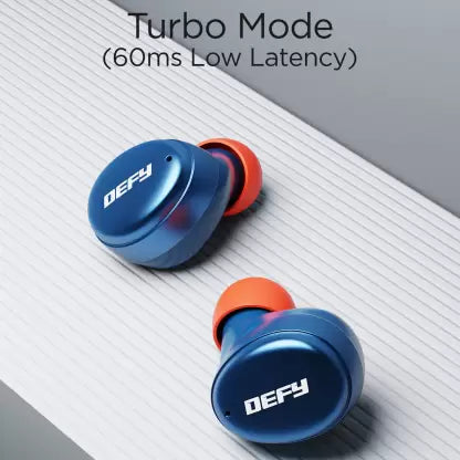 (Open Box) DEFY GravityX with 20 Hours Playback, ENC Technology & Beast Mode Bluetooth Headset