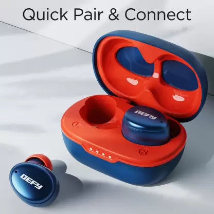 (Open Box) DEFY GravityX with 20 Hours Playback, ENC Technology & Beast Mode Bluetooth Headset