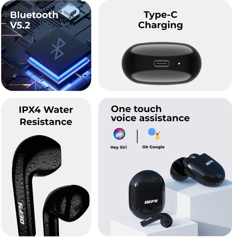 (Open Box) GravityU Bluetooth Headset, Stellar Black