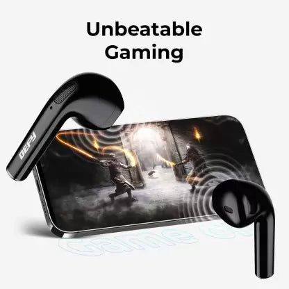 (Without Box) DEFY GravityU with 35 Hours Playback and Beast Mode Bluetooth Headset