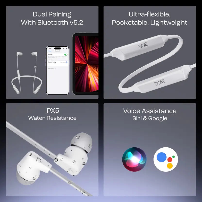 (Open Box) Boat Rockerz Trinity Earphones