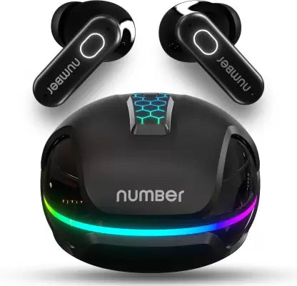 (OPEN BOX) Number Super Buds 999 40dB ANC Gaming TWS Earbuds,4 Mic ENC, 35ms Low Latency,2xPairing Bluetooth Headset
