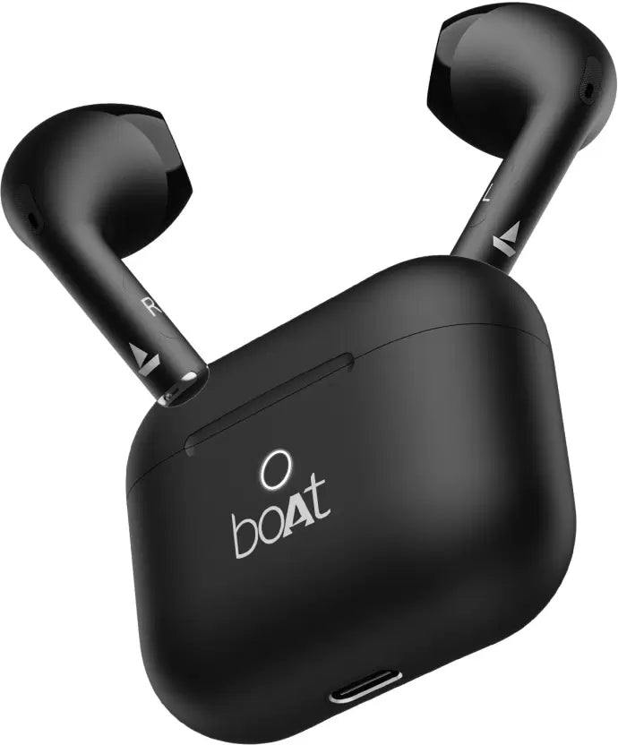 (Open Box) boAt Airdopes Alpha with 35 HRS Playback, 13mm Drivers, Dual Mics ENx & Beast Mode Bluetooth Headset (Jet Black, In the Ear)