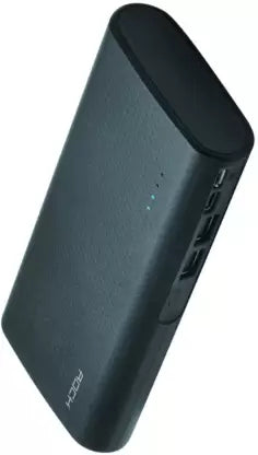 (OPEN BOX)Rock 10000 mAh 12 W Power Bank (Black, Lithium-ion, Fast Charging for Mobile