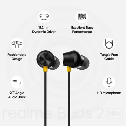 (OPEN BOX) realme Buds 2 Neo With HD Mic Wired Headset