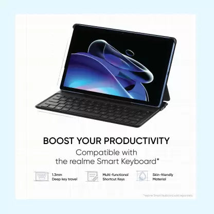 realme Pad X 6 GB RAM 128 GB ROM 11 inch with Wi-Fi+5G Tablet (Glowing Grey)