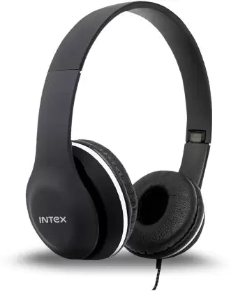 (Open Box) Intex ROAR 101 Wired Headset  (Black, On the Ear)