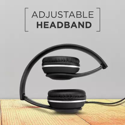 (Open Box) Intex ROAR 101 Wired Headset  (Black, On the Ear)