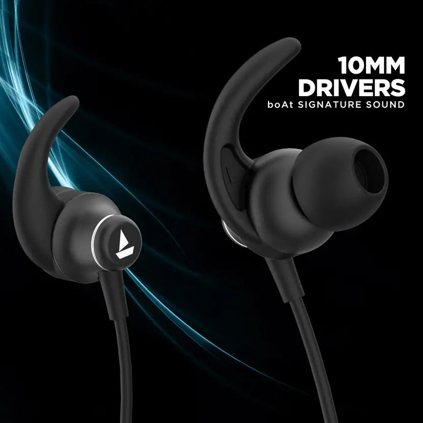 (Open Box) boAt Rockerz 385V2 Bluetooth in Ear Neckband with Qualcomm Aptx & CVC, Upto 40 Hours Battery, ASAP Charge, Ipx6 Rating and Dual Pairing(Active Black)