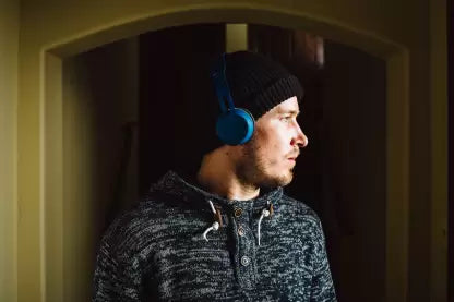 (Open Box) Skullcandy Grind Bluetooth Headset with Mic (Royal Blue, On the Ear)