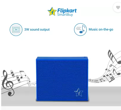 (Open Box) Flipkart SmartBuy 3W Bluetooth Speaker (Mono Channel)