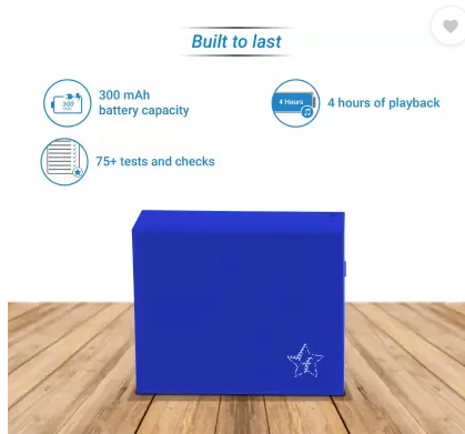 (Open Box) Flipkart SmartBuy 3W Bluetooth Speaker (Mono Channel)