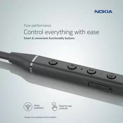 (Open Box) Nokia T2000 Rapid Charge Bluetooth Headset Bluetooth Headset (Black, In the Ear)